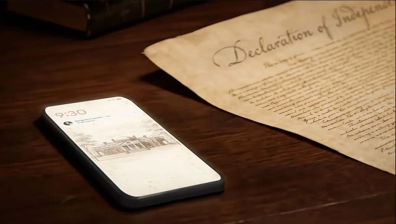 Google AQSh mustaqillik deklaratsiyasi haqida yangi reklama chiqardi