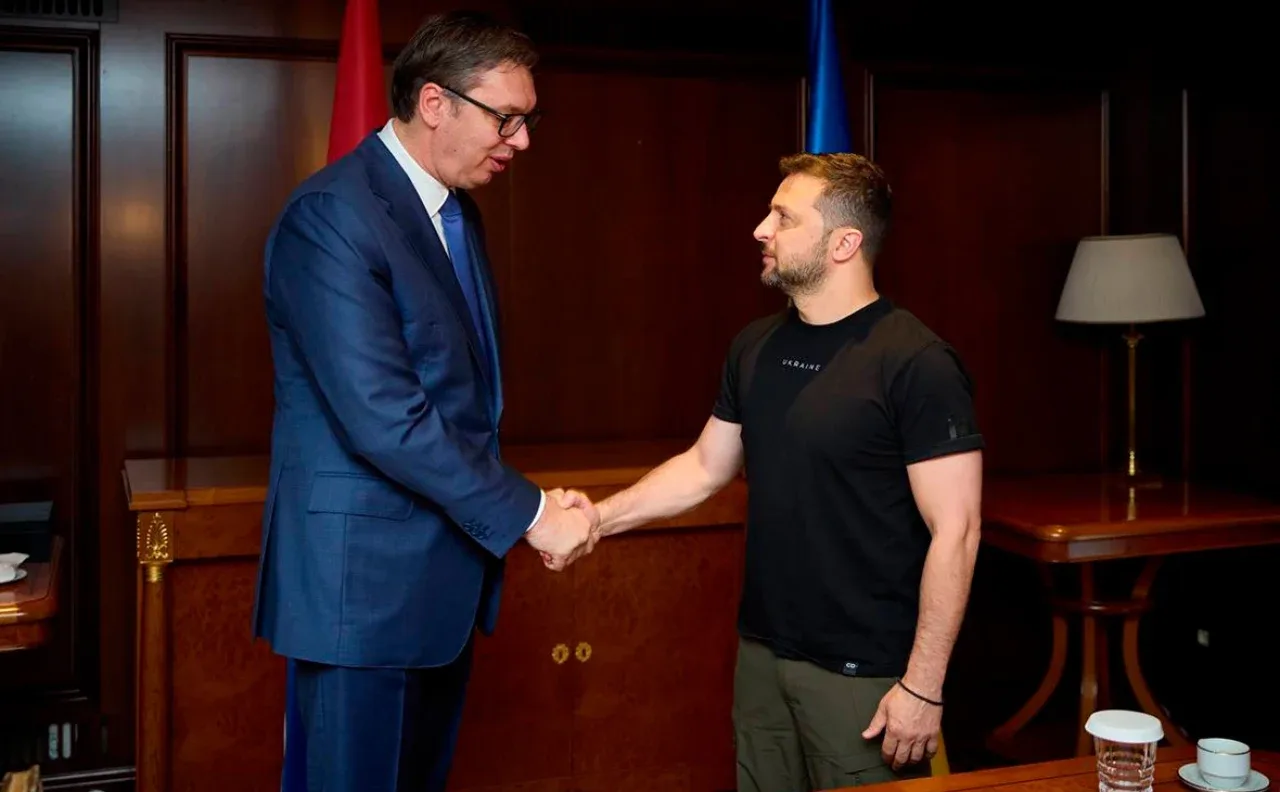 Zelenskiy va Vuchich Belgradda ikki tomonlama hamkorlikni muhokama qildi