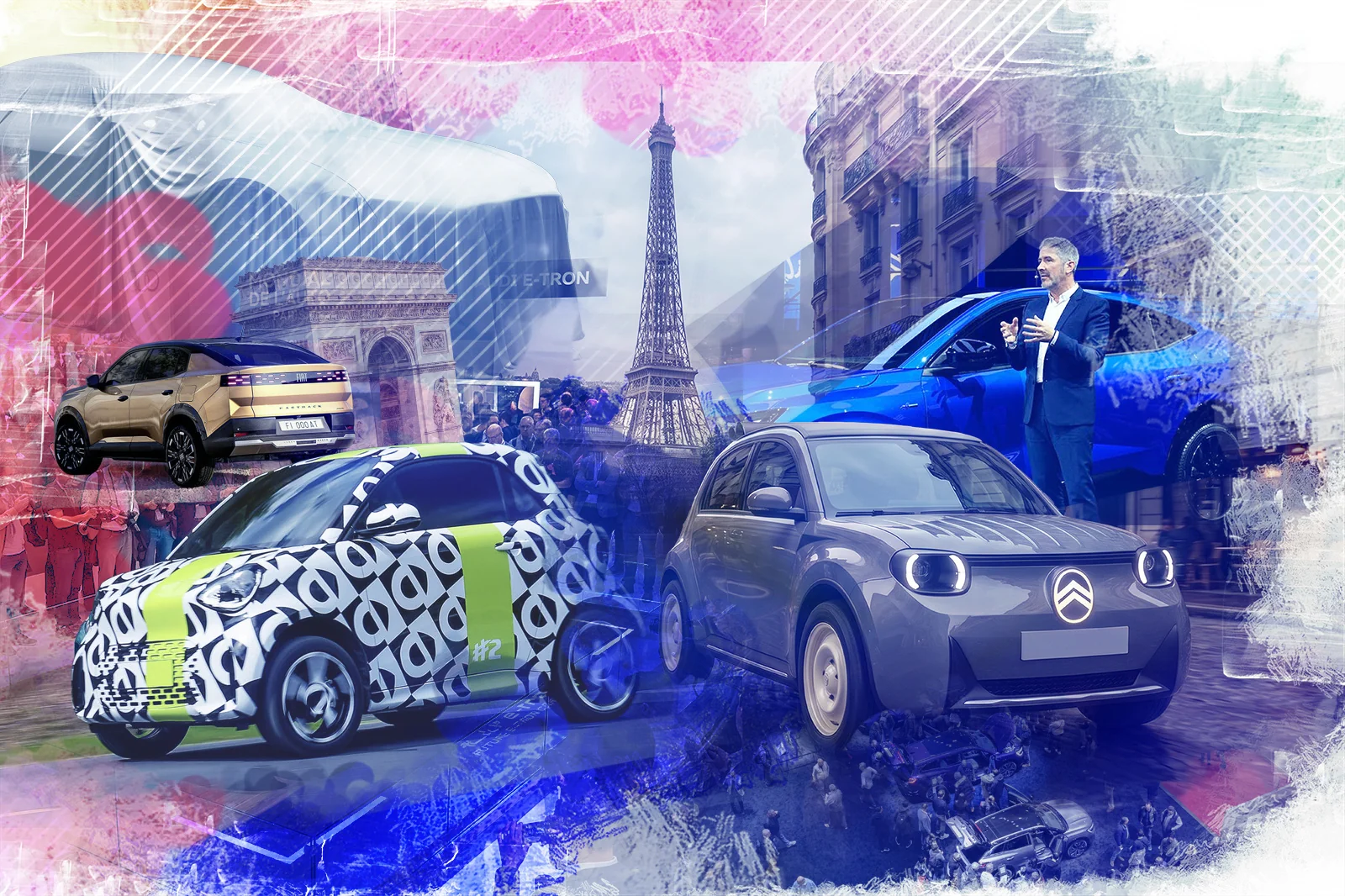 Parij avtosalonida hamyonbop elektromobillar va yangi modellar ko'rsatiladi