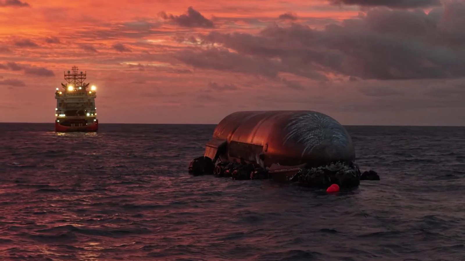 SpaceX okeanga qo'ngan ulkan Starship kemasini qidirmoqda