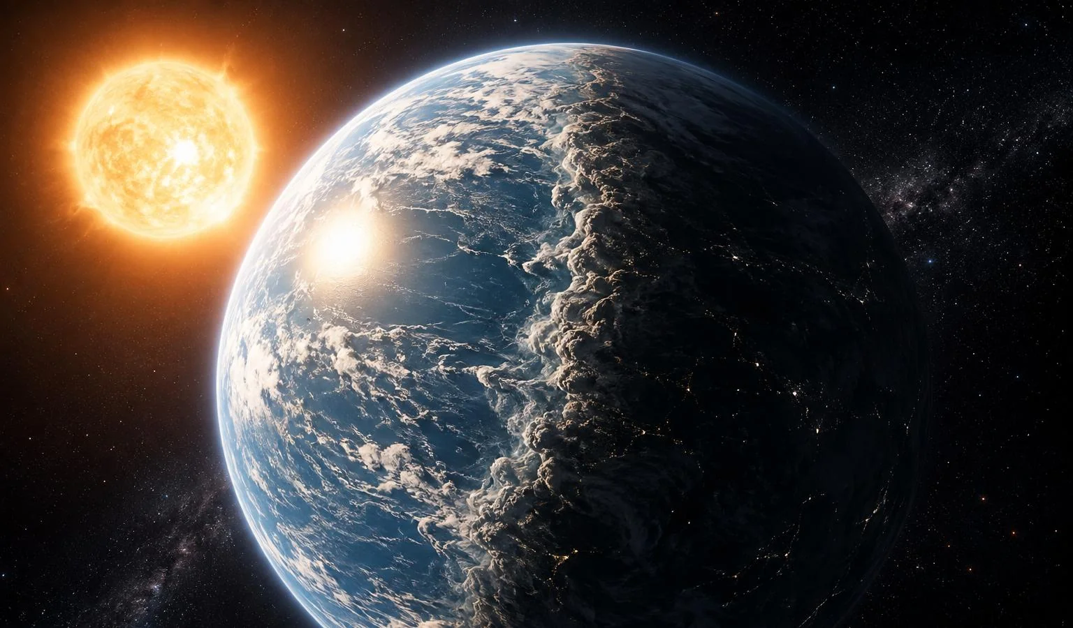Astronomlar yarmi suvdan iborat bo‘lgan noyob sayyorani aniqladi