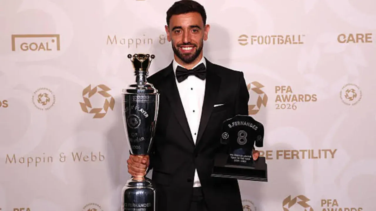 «Manchester Yunayted» sardori Fernandesh PFA eng yaxshi o‘yinchi sovrini oldi