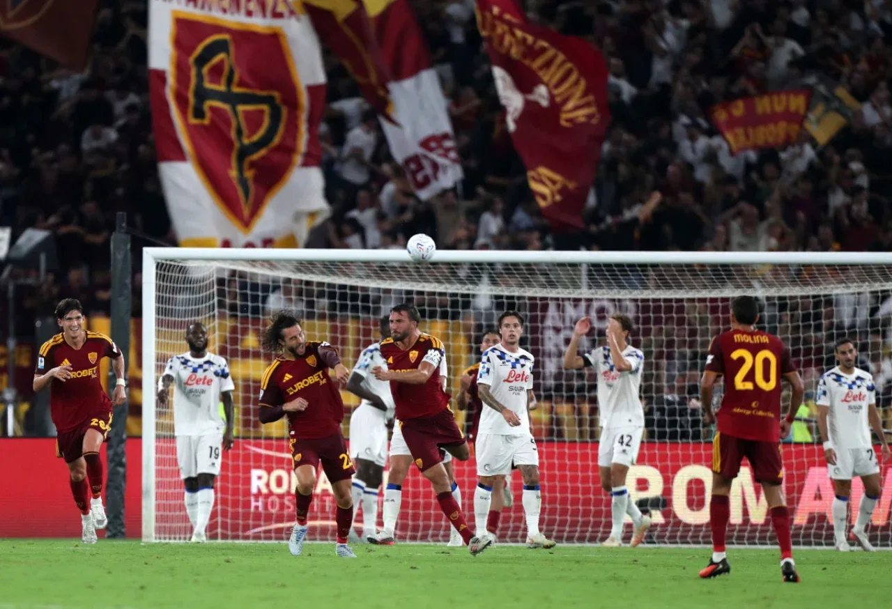 «Roma» o'yin oxirida «Atalanta» ustidan irodali g'alabaga erishdi