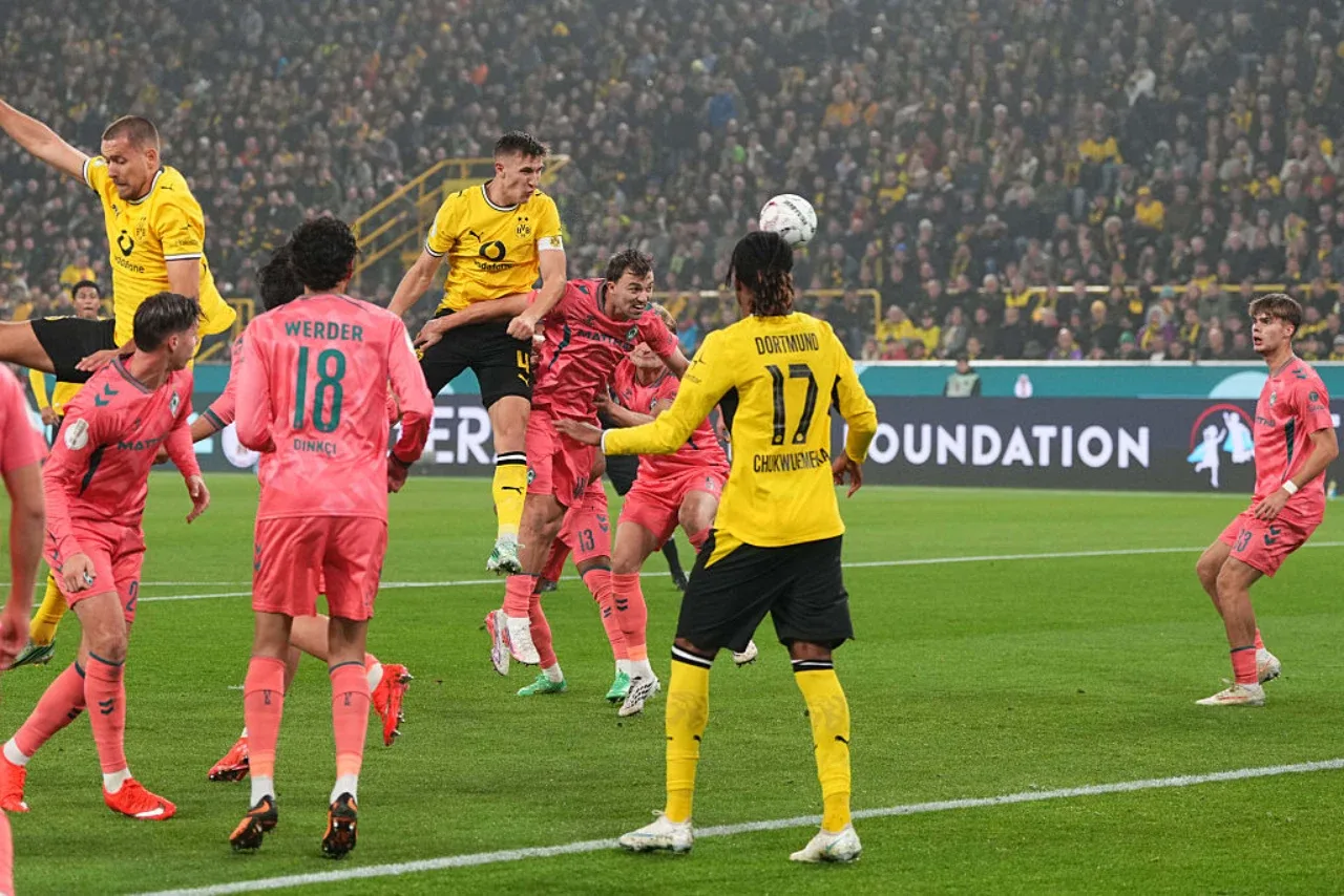 «Borussiya Dortmund» overtaymda «Verder Bremenga» qiyin g'alaba qozondi