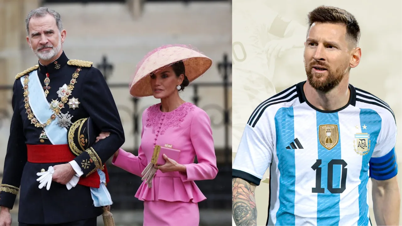Messi Ispaniya qirolligi bilan kechki ovqatda ishtirok etdi