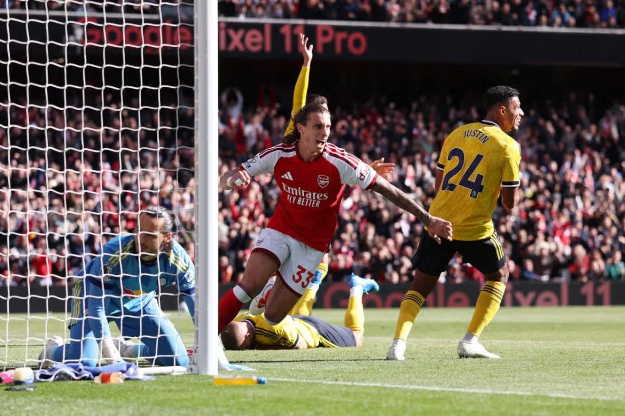 «Arsenal» o'z maydonida «Lids» ustidan irodali g'alaba qozondi