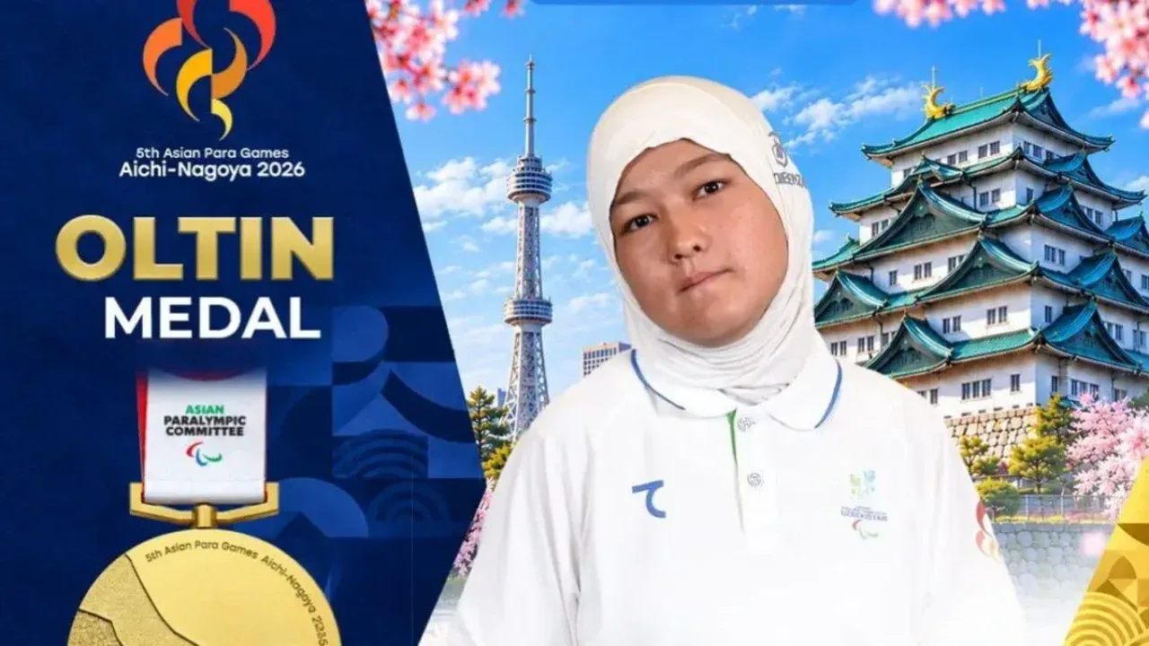 O‘zbekiston para atletikachilari birinchi kuni 3 oltin 2 kumush medal oldi