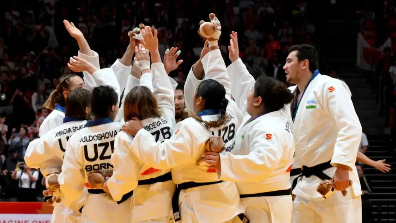 O'zbekiston dzyudochilari jahon chempionatining jamoaviy bahslarida bronza oldi