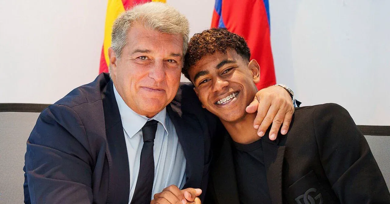 Joan Laporta Lamin Yamalni Oltin top sovriniga munosib deb bildi